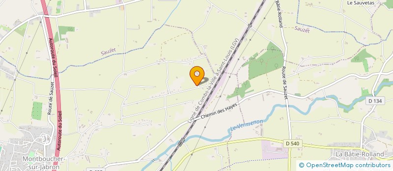 localisation de l'entreprise EARL ALLAIN MAURICE à MONTBOUCHER-SUR-JABRON