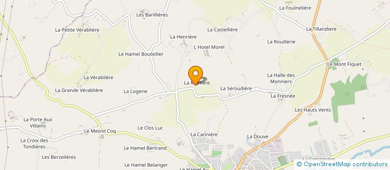 localisation de l'entreprise EARL ALLAIRE  MONTBRAY