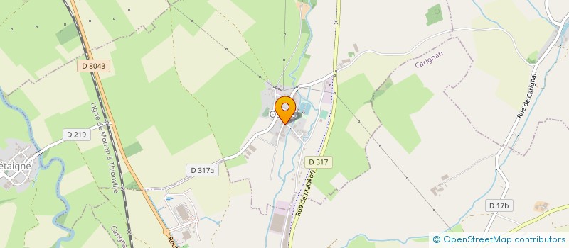 localisation de l'entreprise EARL ALLARD  OSNES