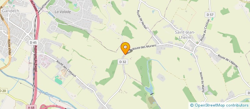 localisation de l'entreprise EARL ALLEE DES MURIERS  GRAGNAGUE