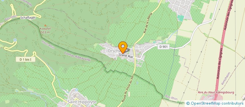 localisation de l'entreprise EARL ALLIMANT LAUGNER  ORSCHWILLER