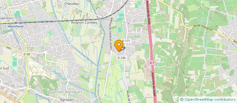 localisation de l'entreprise EARL ALTAYRAC  MORIERES LES AVIGNON