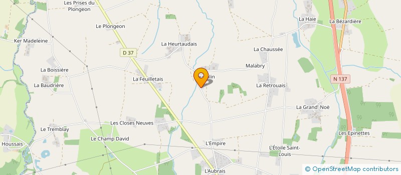 localisation de l'entreprise EARL AMANDINE SOULARD  HERIC