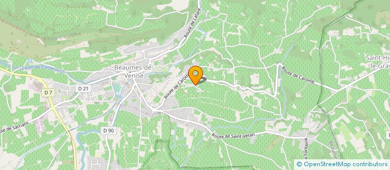 localisation de l'entreprise EARL AMERICO  BEAUMES-DE-VENISE