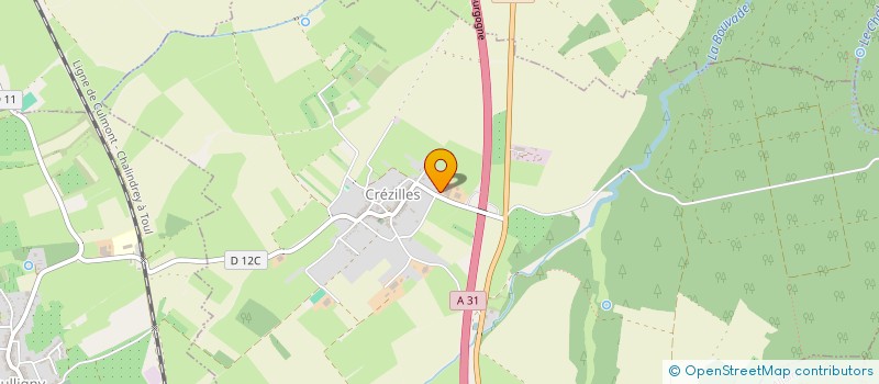 localisation de l'entreprise EARL AMX  CREZILLES