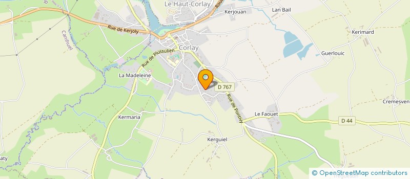localisation de l'entreprise EARL ANASTASIA à CORLAY