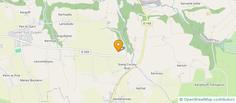 localisation de l'entreprise EARL ANDRE LE GOFF  GUILER-SUR-GOYEN