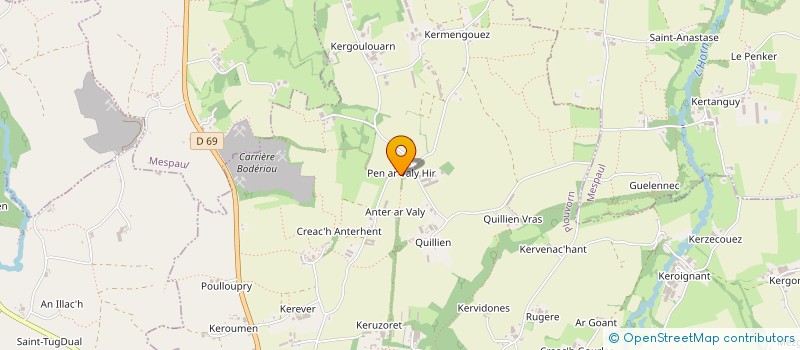 localisation de l'entreprise EARL ANDRE MUSARD  MESPAUL