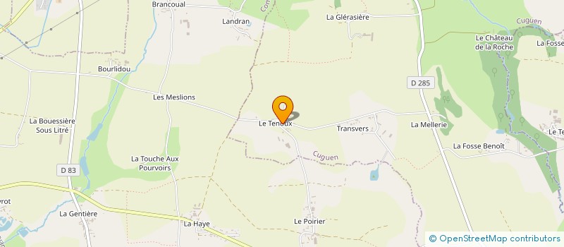 localisation de l'entreprise EARL ANGER à CUGUEN