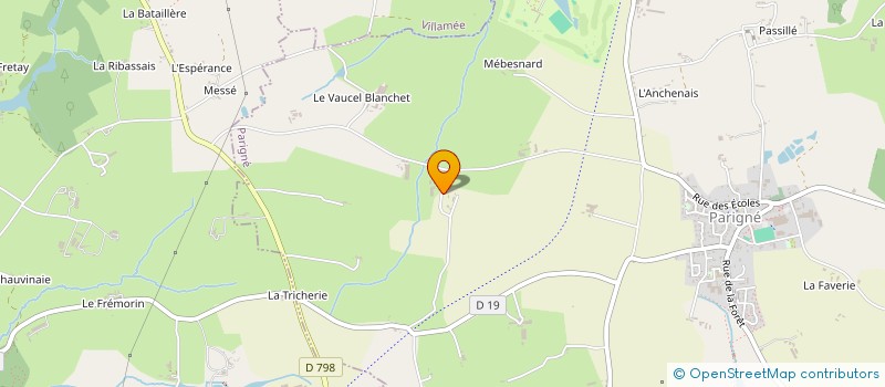 localisation de l'entreprise EARL ANGER à PARIGNE