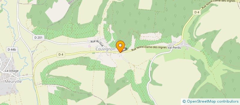 localisation de l'entreprise EARL ANGISYL à MEURVILLE