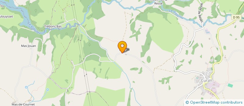 localisation de l'entreprise EARL ANGLES ET FILLES  SALLES-LA-SOURCE