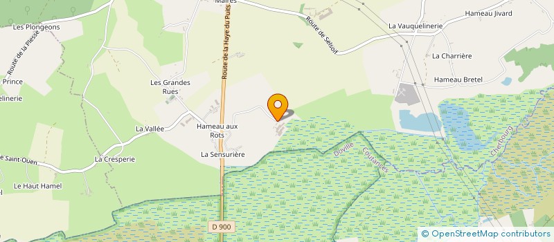 localisation de l'entreprise EARL ANGOT BIO à SAINT-SAUVEUR-LE-VICOMTE