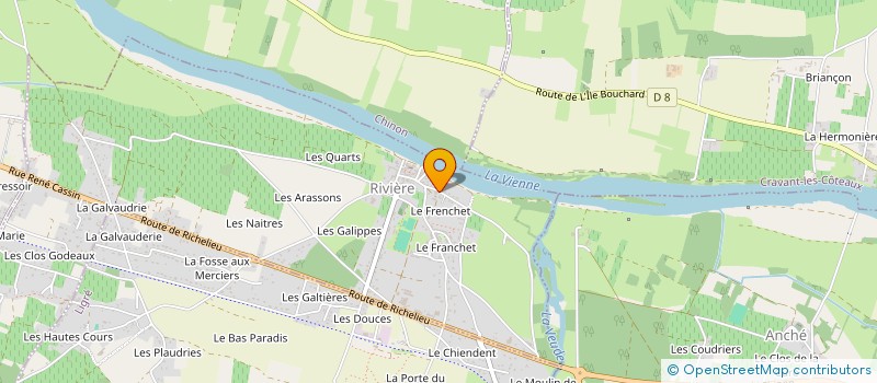 localisation de l'entreprise EARL ANNIE ANGELIAUME  RIVIERE