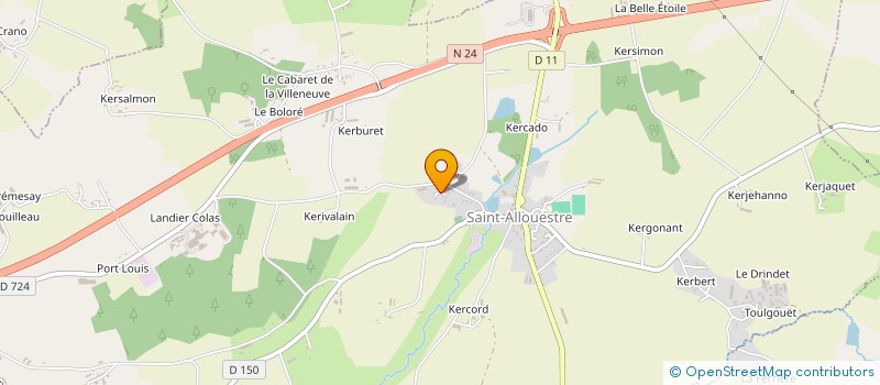 localisation de l'entreprise EARL AR MEN à SAINT-ALLOUESTRE