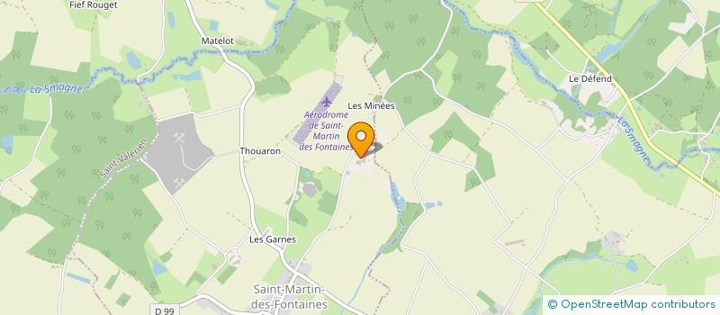localisation de l'entreprise EARL ARC EN CIEL à SAINT-MARTIN-DES-FONTAINES