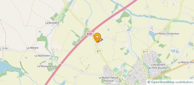 localisation de l'entreprise EARL ARC EN CIEL à ESSARTS-EN-BOCAGE