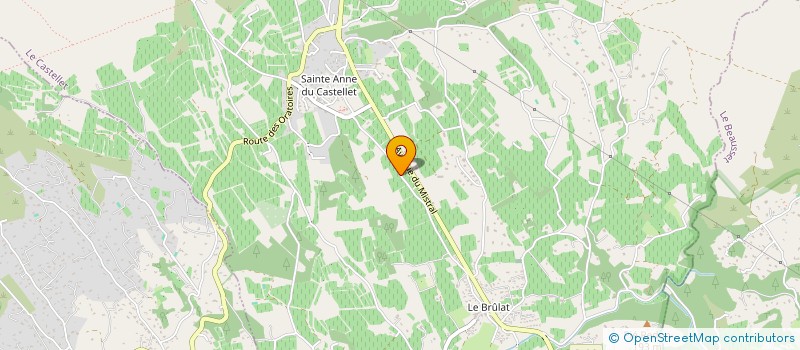 localisation de l'entreprise EARL ARCHANGES à LE CASTELLET