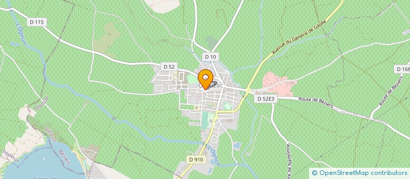 localisation de l'entreprise EARL ARGIOLAS  OLONZAC