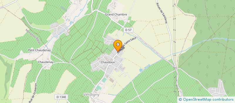 localisation de l'entreprise EARL ARNAUD ET STEPHANIE DEZAT  VERDIGNY