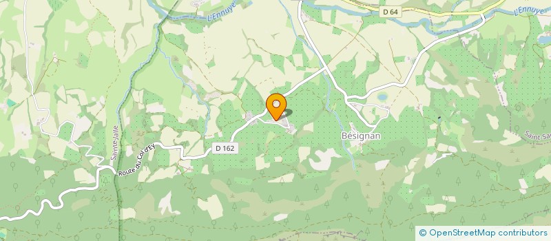 localisation de l'entreprise EARL ARNAUD PERE ET FILS  BESIGNAN