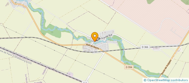 localisation de l'entreprise EARL ARNOULD FLOCZEK  CUPERLY