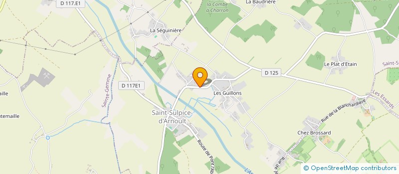 localisation de l'entreprise EARL ARRIGNON  SAINT-SULPICE-D'ARNOULT