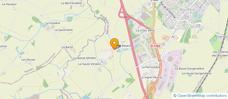 localisation de l'entreprise EARL ARRIVE à MONTAIGU-VENDEE