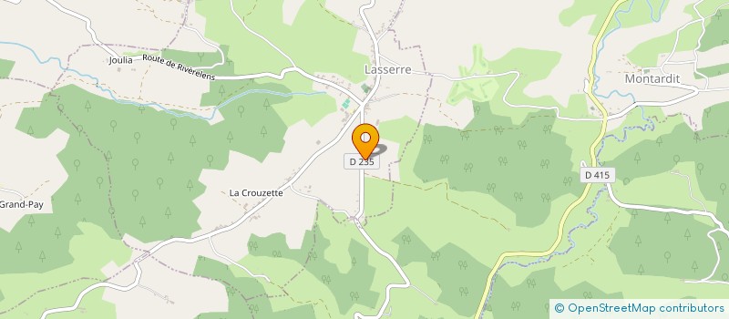 localisation de l'entreprise EARL ART'GRICOLE à TOURTOUSE