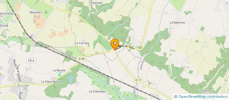 localisation de l'entreprise EARL ATLANTIC PEPINIERE à MALVILLE