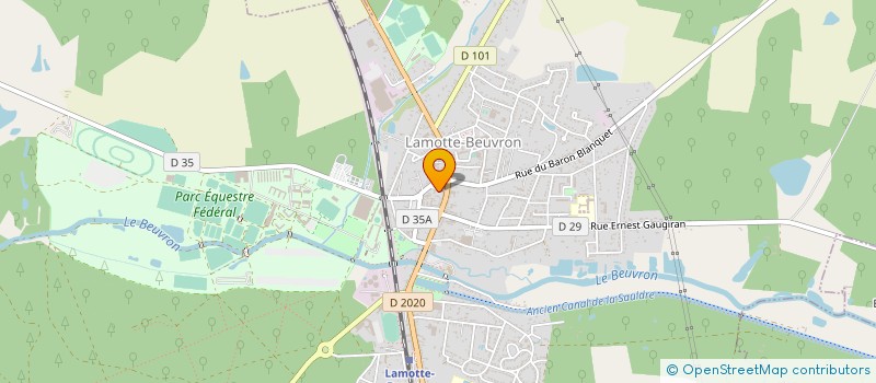 localisation de l'entreprise EARL AU BON BOEUF  CHAON