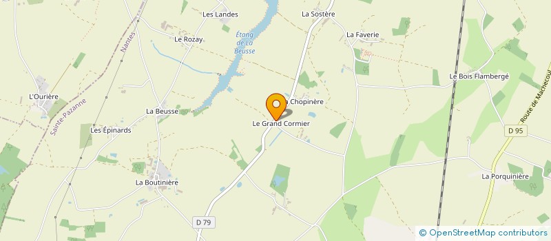 localisation de l'entreprise EARL AU JARDIN D'ANTAN à SAINTE-PAZANNE