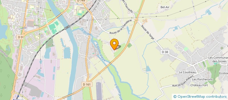 localisation de l'entreprise EARL AU PARADIS DE SENILLE  SENILLE-SAINT-SAUVEUR