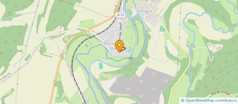 localisation de l'entreprise EARL AU POIL 52 à ROUVROY-SUR-MARNE