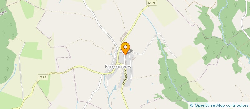 localisation de l'entreprise EARL AUBERT-CARCELLER à RANCONNIERES