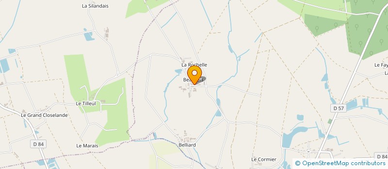 localisation de l'entreprise EARL AUBRY à ERCE-EN-LAMEE