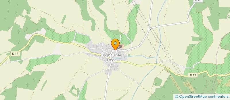 localisation de l'entreprise EARL AUBRY PERE ET FILS à BAGNEUX-LA-FOSSE