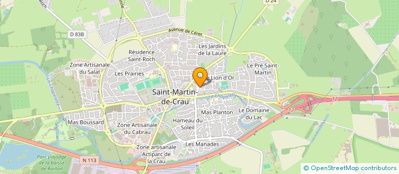 localisation de l'entreprise EARL AUCLAIR à SAINT MARTIN DE CRAU