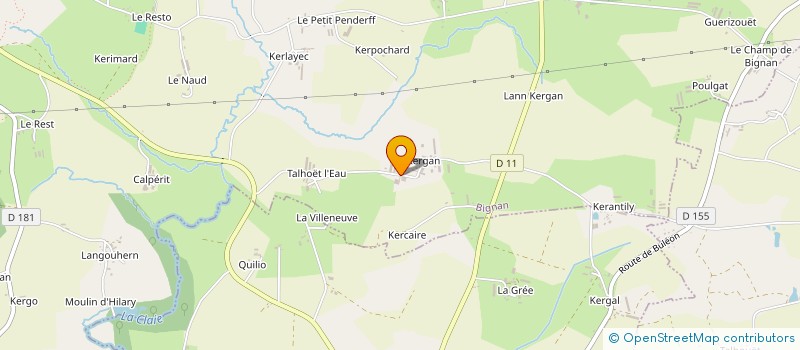 localisation de l'entreprise EARL AUDO à BIGNAN