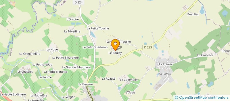 localisation de l'entreprise EARL AUDOUIN  SEVREMOINE