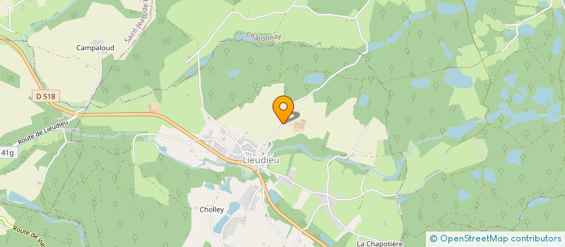 localisation de l'entreprise EARL AUFRANC  LIEUDIEU