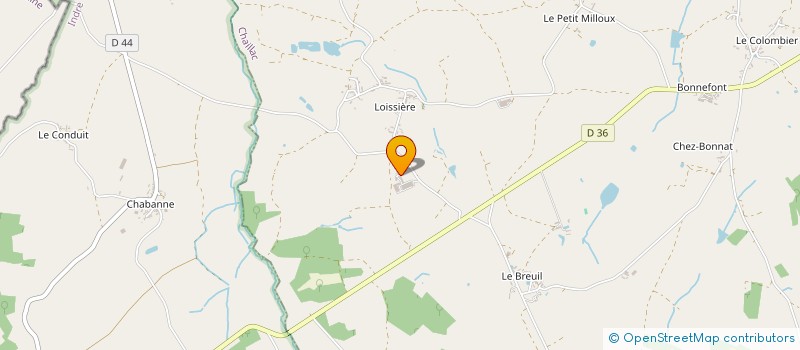 localisation de l'entreprise EARL AUJOUX à CHAILLAC