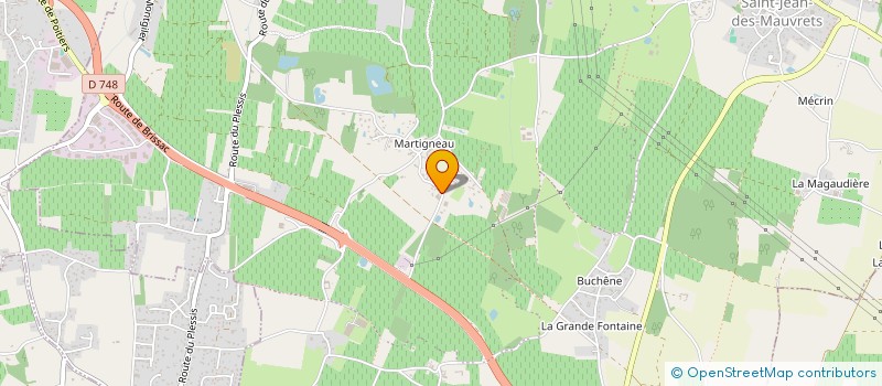 localisation de l'entreprise EARL AULON-ROBION à LES GARENNES SUR LOIRE