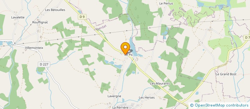 localisation de l'entreprise EARL AUPETIT à JAVERDAT