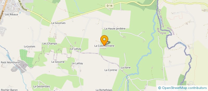 localisation de l'entreprise EARL AUSSANT THIERRY à LOUVIGNE-DU-DESERT