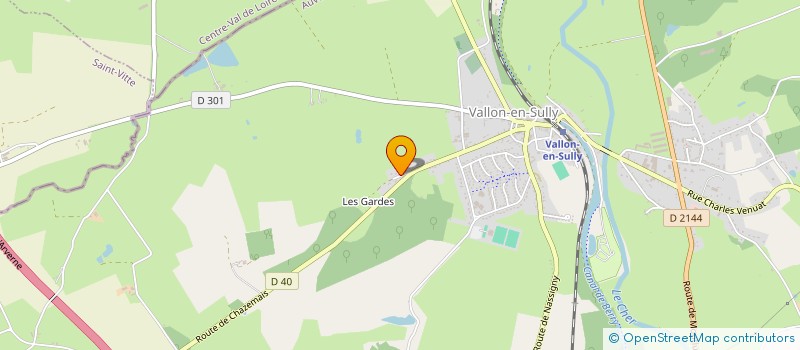 localisation de l'entreprise EARL AUTRUX  HERISSON