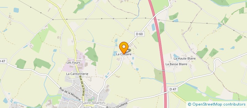 localisation de l'entreprise EARL AUVINET à SAINT-MARTIN-DES-NOYERS