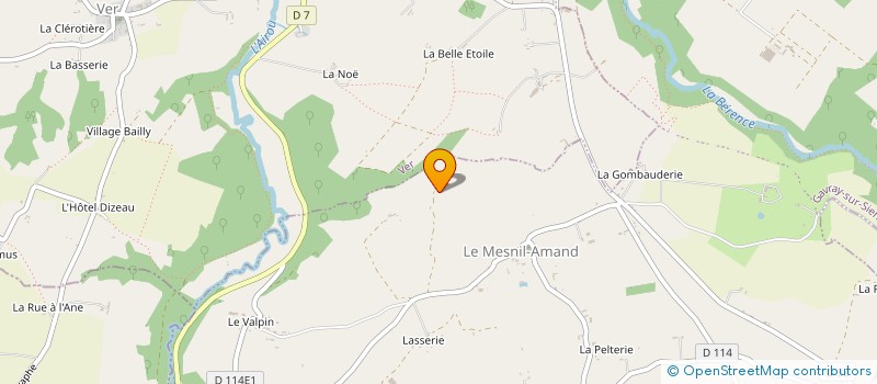 localisation de l'entreprise EARL AUVRAY à GAVRAY-SUR-SIENNE