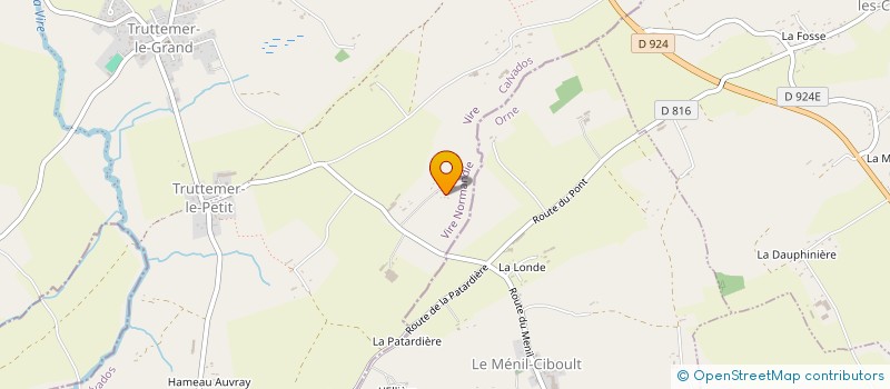 localisation de l'entreprise EARL AUVRAY  VIRE-NORMANDIE