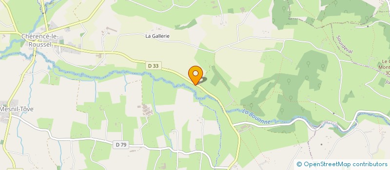 localisation de l'entreprise EARL AUVRE à JUVIGNY LES VALLEES